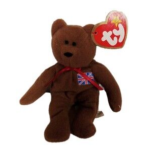 McDonald's TY Beanie Baby Stuffed Brittania‎ Bear